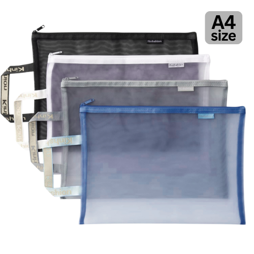Kinhshion Zip Net Bag A4