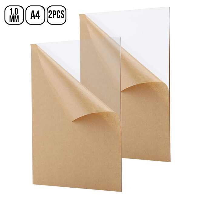 Acrylic Sheet A4 2pcs