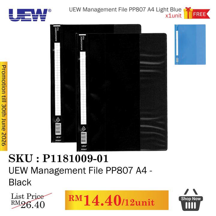 Promo@UEW Management File PP807 A4