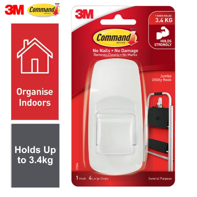 3M Command Jumbo Utility Hook