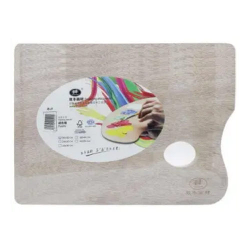 Hosay Wooden Mixing Palette 24x30cm (Rectangle)