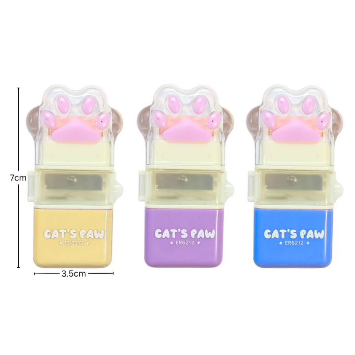 Cat's Paw Sharpener & Eraser