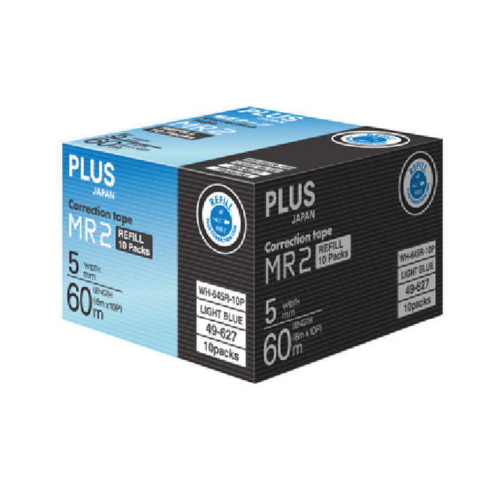 Plus Whisper MR Refill Correction Tape 10's