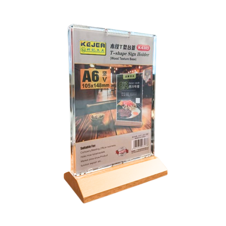 KEJEA Acrylic Card Stand K-6303 (V) A6