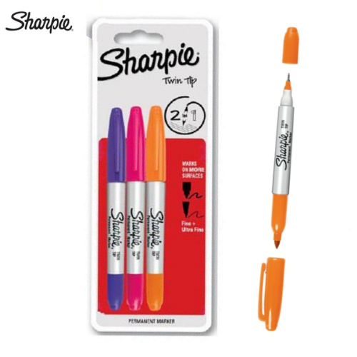 Sharpie Twin Tip ASST 3's (S2 SMSA32001C)