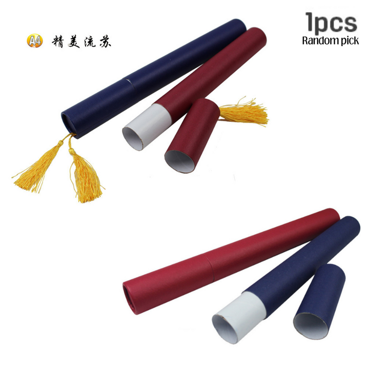 Paper Scroll Drawing Cone