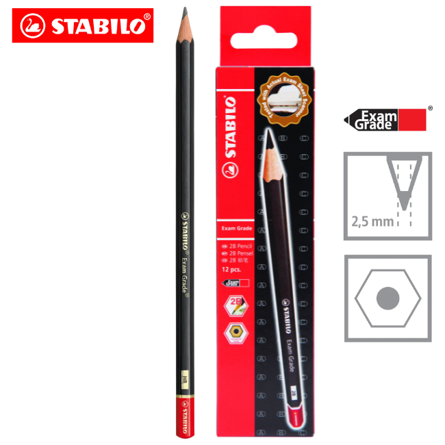 Stabilo Exam Grade 2B Pencil