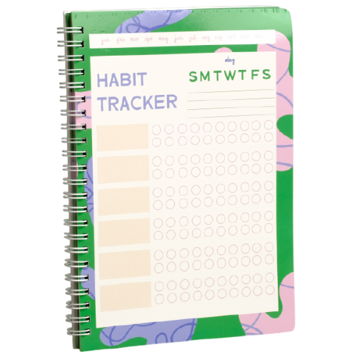 Masterprint A5 Wire-O Habit Tracker Daily Planner 100gsm - HTR-A5