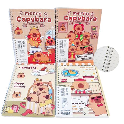 Capybara Wire-O Note Book 143x205mm 86pgs