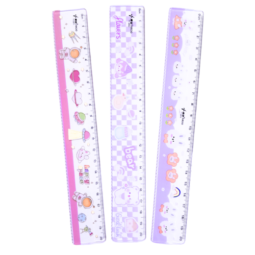 Little Frog Plastic Ruler 20cm
