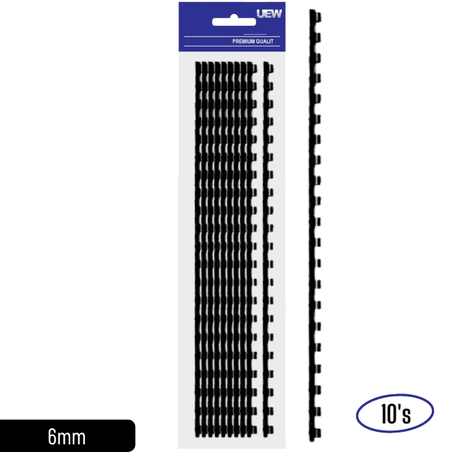 Comb Binder 21 Ring Black