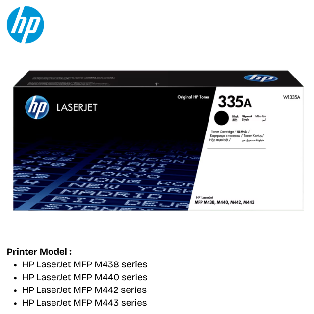 HP Toner 335A (W1335A) - Black