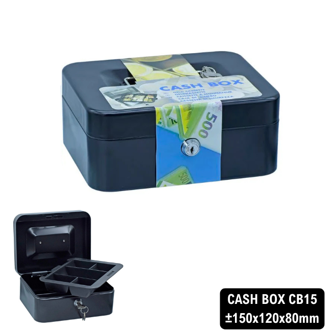 CASH BOX CB15 150x120x80mm