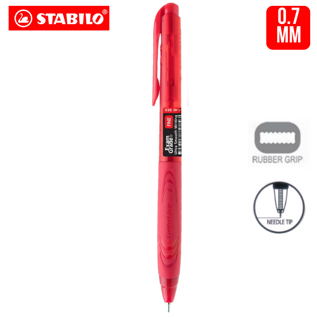 Stabilo Exam Grade 388 Retractable Ballpoint Pen 0.7mm