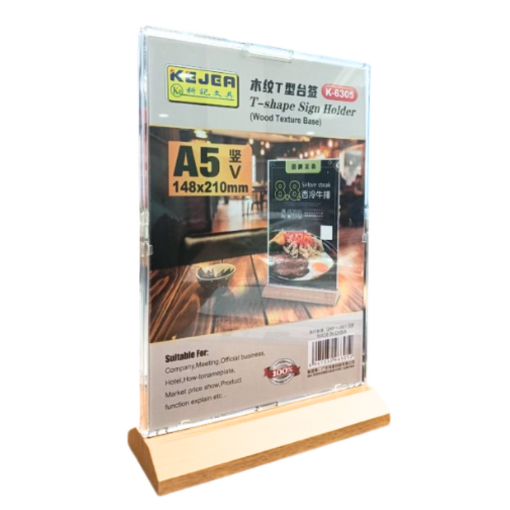 KEJEA Acrylic Card Stand K-6305 (V) A5