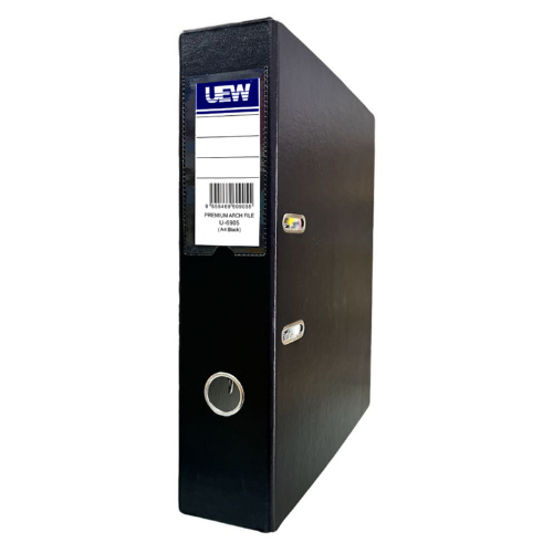 UEW Black Arch File 3 inch A4