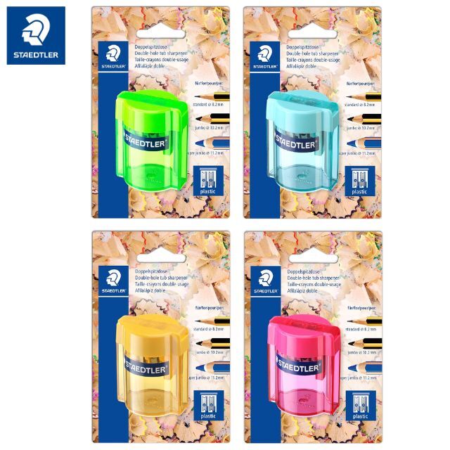 Staedtler Sharpener Double Hole Tub