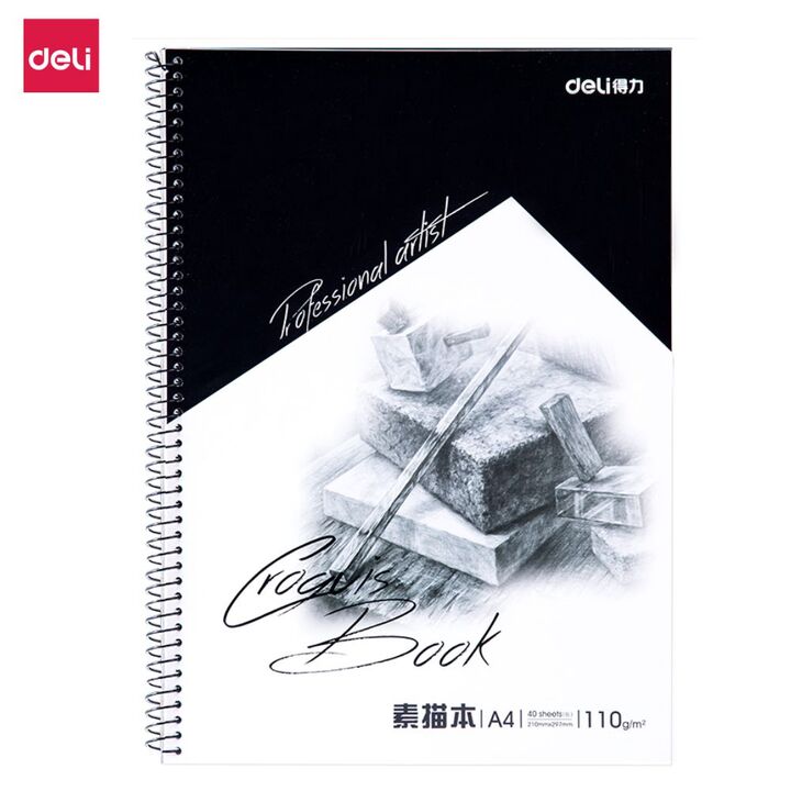Deli Art Sketch Pad Graffiti Paper A4 Size 40'sheets