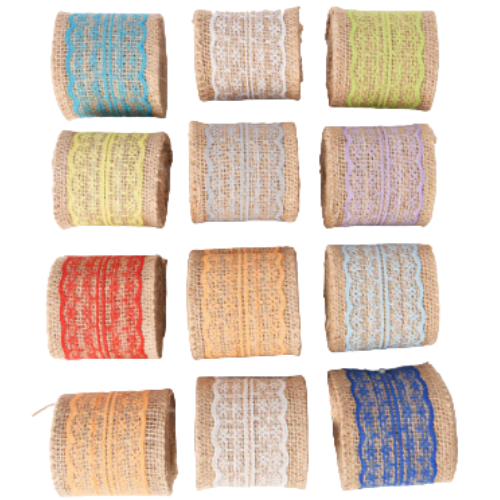 DIY Craft - UEW Hemp Cloth Lace Ribbon 5cm x 2m