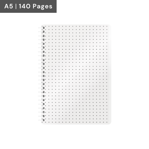 HEYMIXIONG Spiral Note Book Dot Dot Line A5