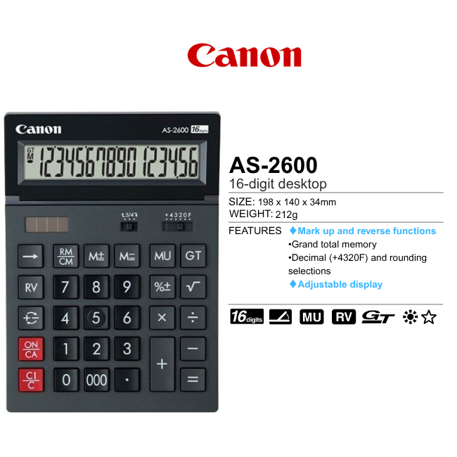 Canon Desktop Calculator