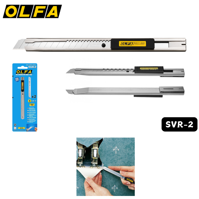 Olfa Silver Cutter (Auto Lock) - OSVR-2