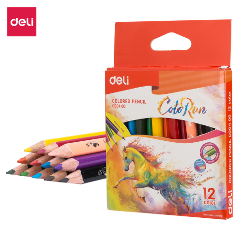 Deli Color Run Colour Pencil EC00400 12's