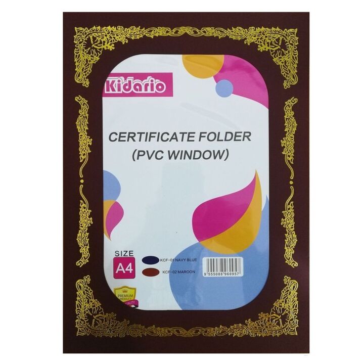 Certificate Folder A4 PVC Window