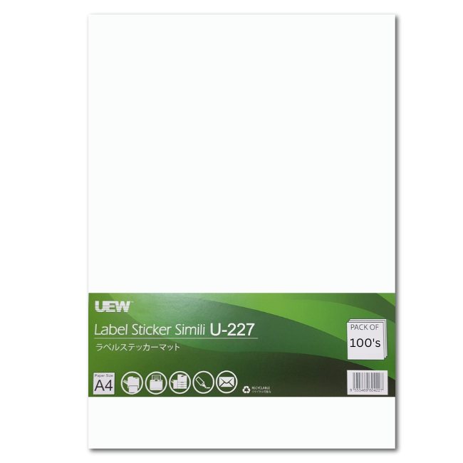 UEW Label Sticker A4 Simili