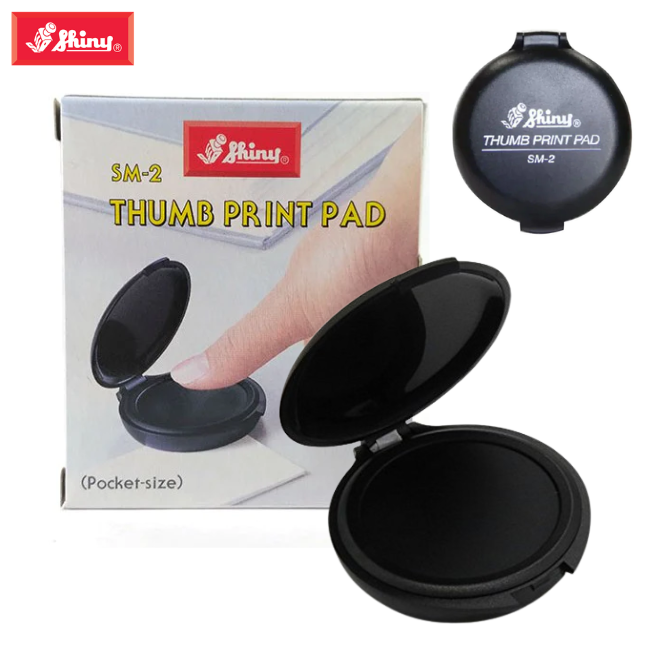 Shiny Thumb Print Pad (Round)