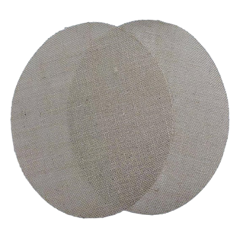 Round Shape Hemp Cotton Linen Fabric 1's
