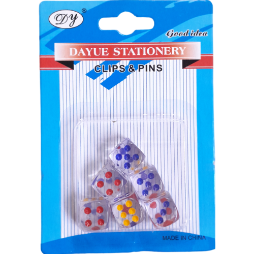 Gaming Dice 1x6 Clear