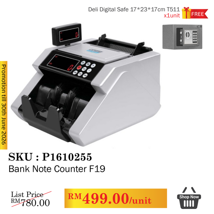 Promo@[BTB] Bank Note Counter F19