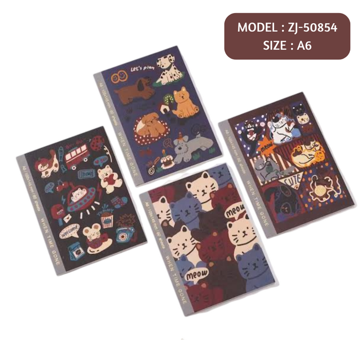Charming Notebook A6 JZ-50854 60shts