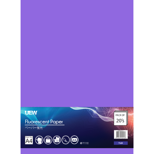 UEW Fluorescent Paper A4 20s