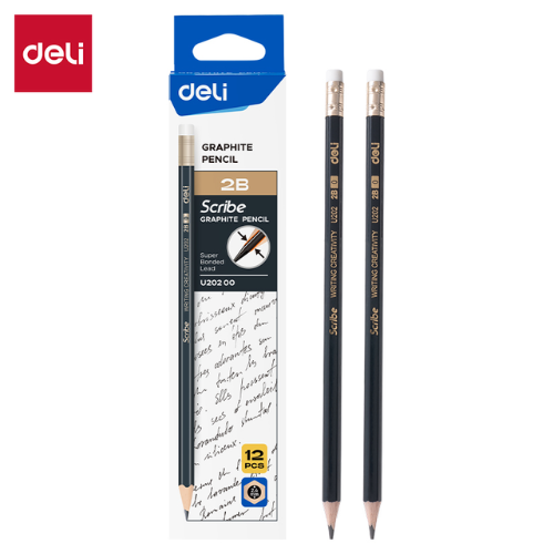 Deli Scribe Graphite Pencil Dark Blue 2B EU20200