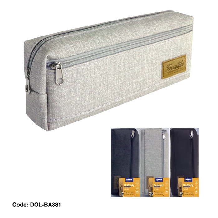 Dolphin Soft Pencil Bag - Asst Colour