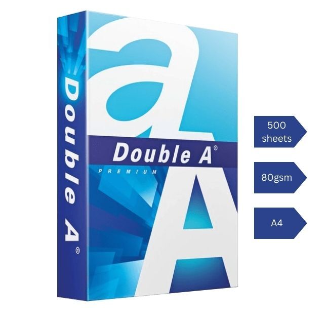 DOUBLE A A4 Paper 80gsm 500's