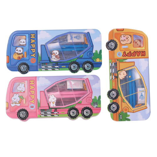 Xiao Ling Jing Pencil Case Metal Van Mix Colour B-778 210*90*35mm