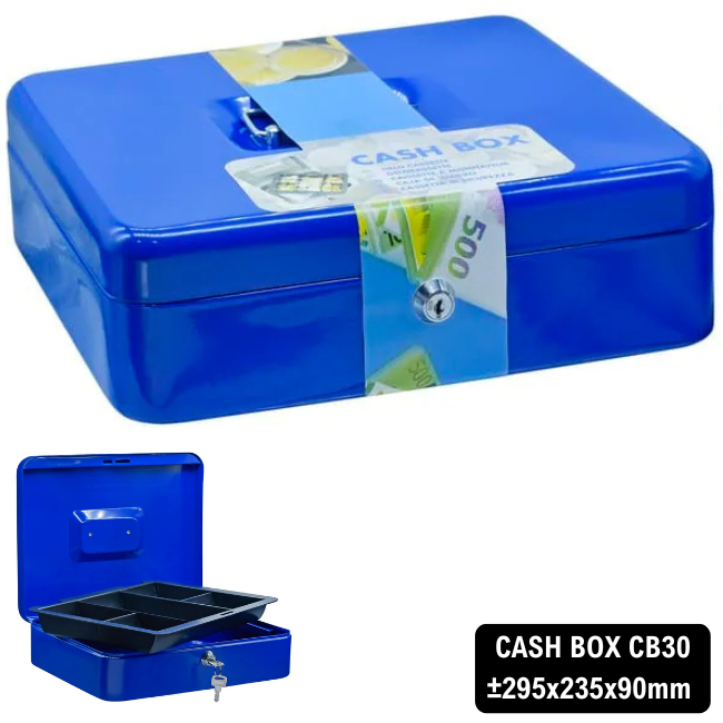 CASH BOX CB30 300x235x90mm