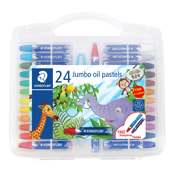 Staedtler Oil Pastel with Plastic Box