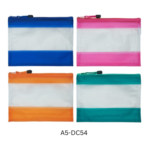 KD PVC Zip Netting holder with top & bottom Solid