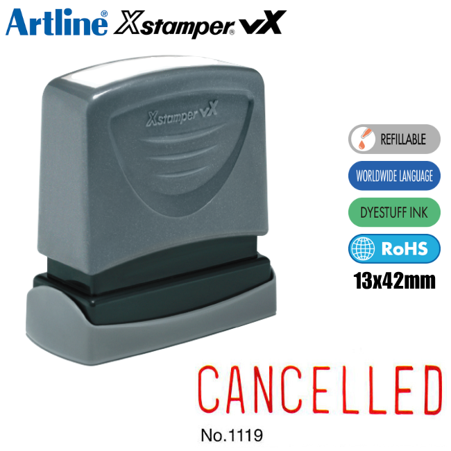 Artline X Stamper ES-BV - Red