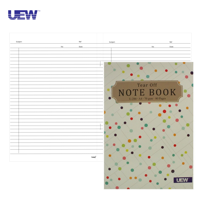 UEW Tear Off Note Book A4