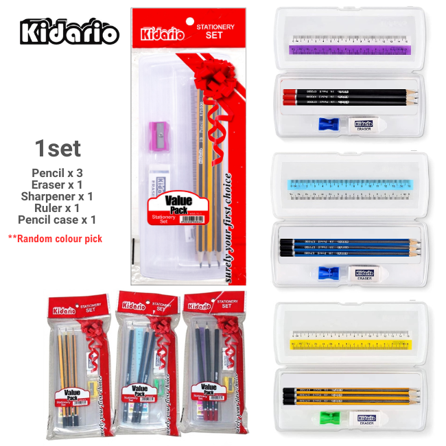 Kidario Stationery Set KSS-33-6 / KSS-33-3
