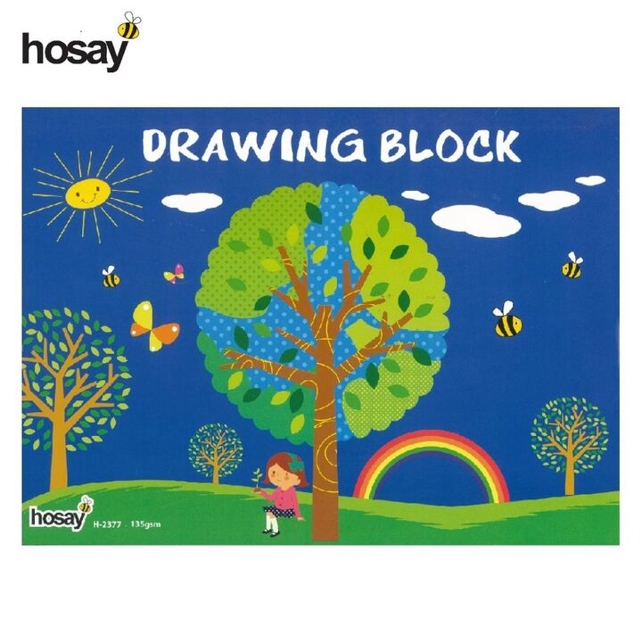 Hosay Drawing Block 135gsm 20 sheets