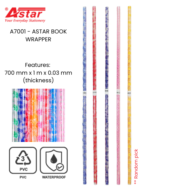 Astar PVC Gift Wrapper Flower A7001 0.03MM 70X100CM