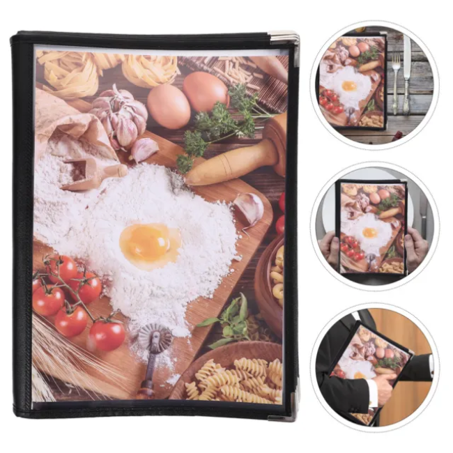 Menu Holder (Clear) 6's