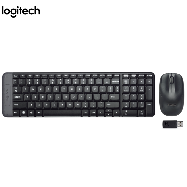 Logitech Combo Wireless Keyboard & Mouse MK220