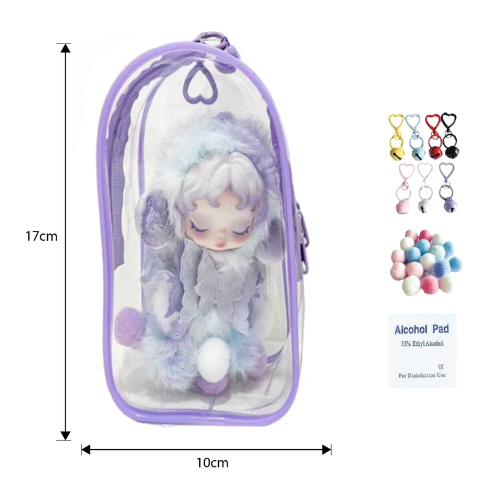 Transparent UU Walking Bag PVC 100*170*65mm BD-010115
